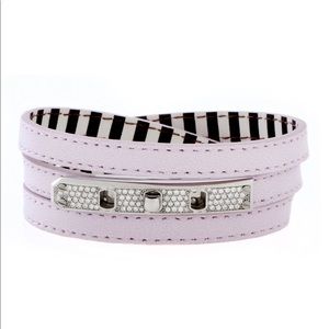 Henri Bendel Pink Debutante Triple Wrap Bracelet